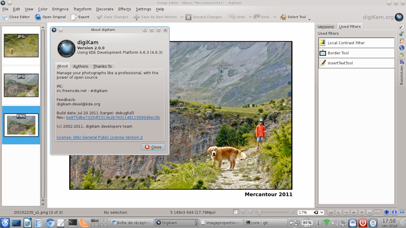 Parallel zu KDE 4.7 gibt es mit DIgikam 2.0 auch eine neue Generation der Bildverwaltungssoftware.