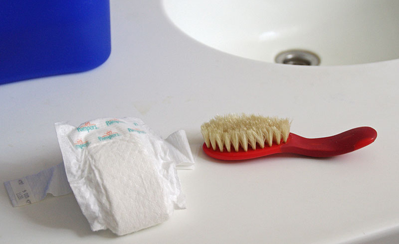 Utensilien für die Bedürfnisse der Kleinsten der Kleinsten