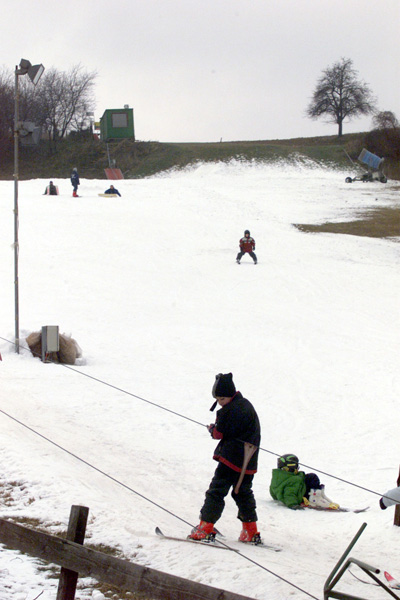 ... und sogar Schneekanonen. ... und sogar Schneekanonen.