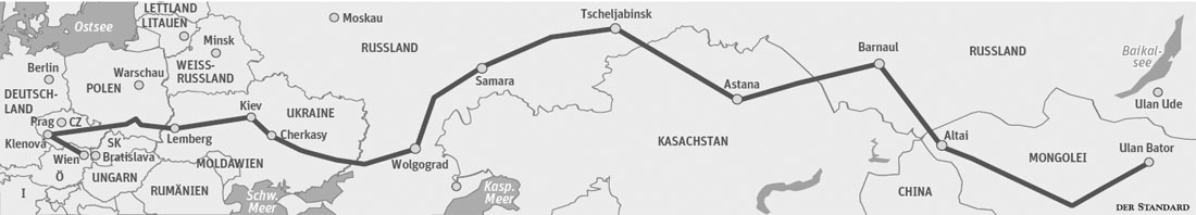 10.000 Kilometer war das Team Otschir unterwegs.