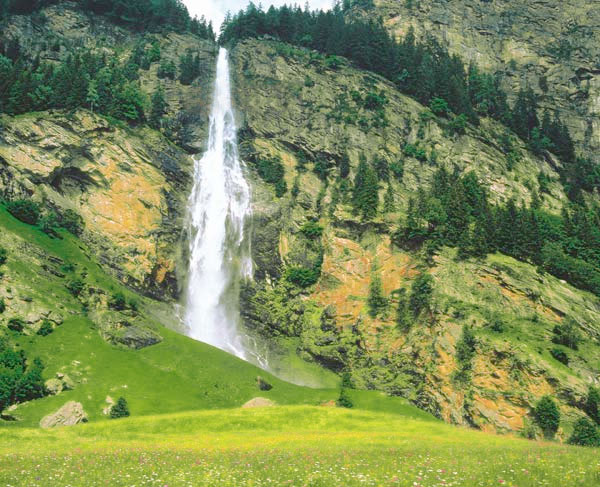 Wasserfall im Maltatal Nationalpark Hohe Tauern.