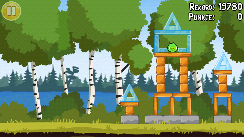 Mit dabei sind auch ein paar Spiele, etwa Angry Birds oder NFS Shift.