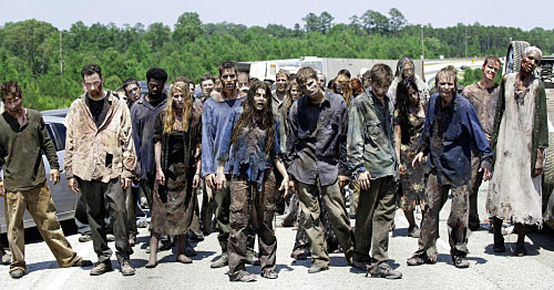 Die Zombies aus "The Walking Dead", und die ... 