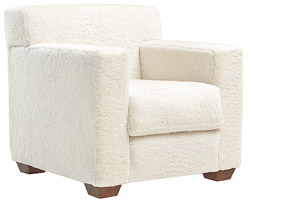 Der "Confortable Club Chair" in einer sehr flauschigen Version. Der "Confortable Club Chair" in einer sehr flauschigen Version.