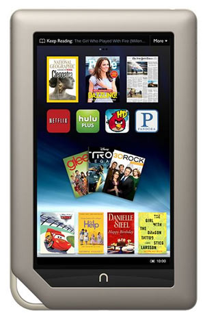 Der Buchhändler setzt für das Nook Tablet auf eine angepasste Android-Version Der Buchhändler setzt für das Nook Tablet auf eine angepasste Android-Version