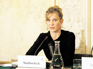 Saskia Stachowitsch forscht über Frauen im Heer. Saskia Stachowitsch forscht über Frauen im Heer.