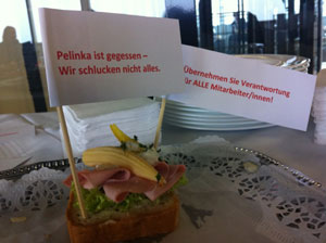 "Pelinka ist gegessen - Wir schlucken nicht alles."
