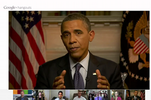US-Präsident Barack Obama im Google+ Hangout US-Präsident Barack Obama im Google+ Hangout