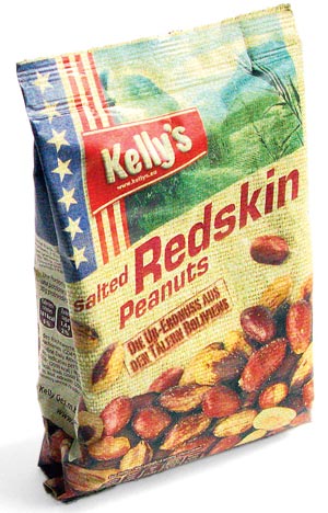 Kelly's Salted Redskin Peanuts, 145 g / € 1,89 z. B. bei Billa