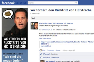 Von www.wkr.at wurde am Sonntag auf eine Facebook-Gruppe verlinkt. 