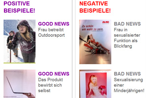 Good News versus Bad News: Die Wiener Watchgroup zeigt anhand von Beispielen auf, wie WerberInnen es machen können respektive wie sie es besser nicht machen sollten. Good News versus Bad News: Die Wiener Watchgroup zeigt anhand von Beispielen auf, wie WerberInnen es machen können respektive wie sie es besser nicht machen sollten.