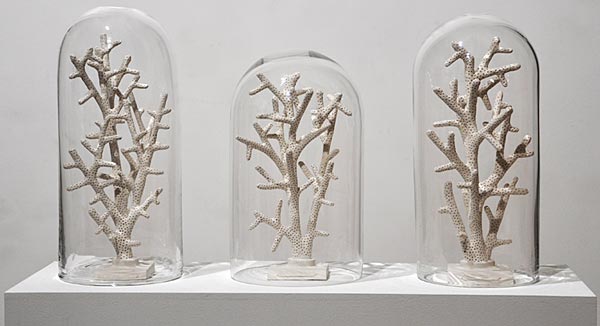 Geordnete Schöpfung: Versteinerte Korallen, eine Arbeit von Mark Dion, gut getarnt als Fake aus Papiermaché : "Bone Coral (phantom museum)", 2011