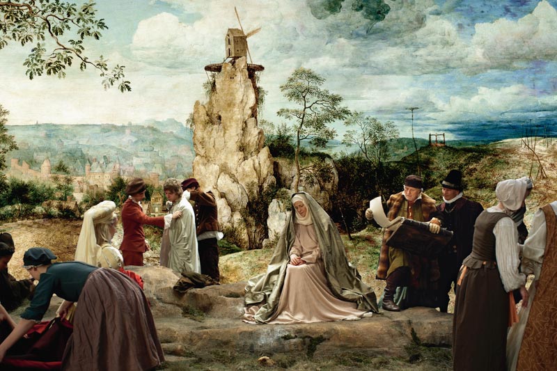 Pieter Bruegels "Kreuztragung Christi" wird in "Die Mühle und das Kreuz" zum realen Szenario.