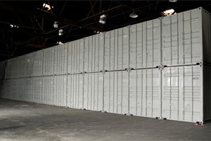 Eine Arche aus umgebauten Schiffscontainer beherbergt das private Bücher-Archiv von Brewster Kahle. Eine Arche aus umgebauten Schiffscontainer beherbergt das private Bücher-Archiv von Brewster Kahle.