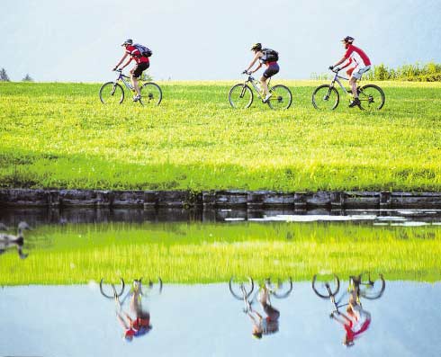 Der Radsport boomt auch am Attersee. 2,75 Millionen Haushalte in Österreich 
besitzen mindestens ein Bike.