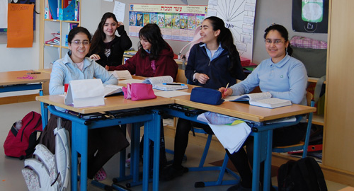 Religionsunterricht in der Kooperativen Mittelschule.