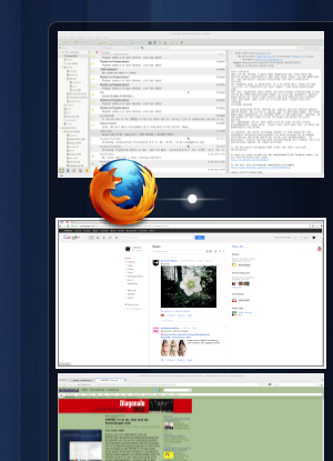 Mit GNOME 3.4 lassen sich Workspaces zu einem gewissen Grad umsortieren, per Drag & Drop können neue virtuelle Desktops zwischen zwei bestehenden Workspaces angelegt werden. Mit GNOME 3.4 lassen sich Workspaces zu einem gewissen Grad umsortieren, per Drag & Drop können neue virtuelle Desktops zwischen zwei bestehenden Workspaces angelegt werden.