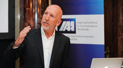 Holger Jung war auf Einladung der International Advertising Association (IAA) zu Gast in Wien. Holger Jung war auf Einladung der International Advertising Association (IAA) zu Gast in Wien.
