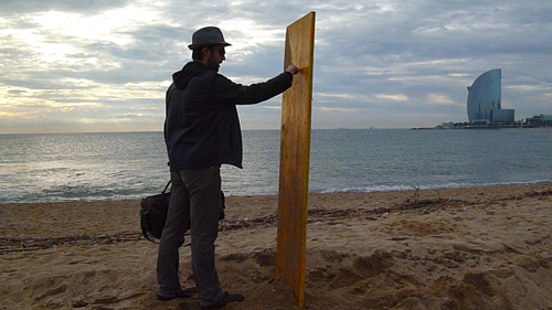 Dieses Foto enstand am Strand von Barcelona und wurde für den Blog "El emigrante sofisticado" aufgenommen.