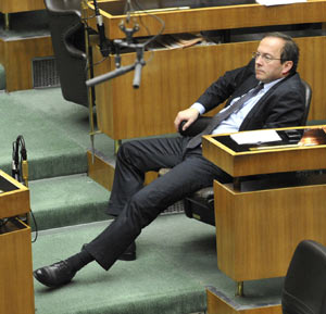 Peter Haubner im Parlament. Peter Haubner im Parlament.