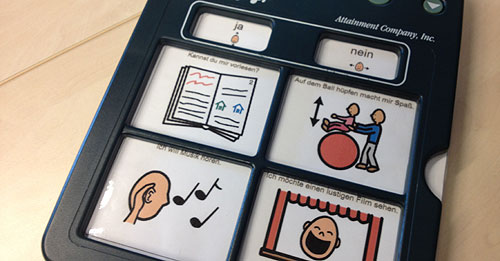 Sprachausgabegerät für Kinder.