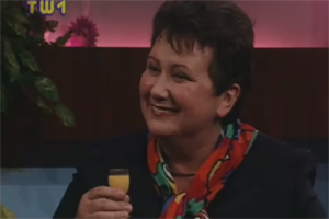 1996 bei "Phettbergs Nette Leit Show":  Frucade oder Eierlikör? Eierlikör!