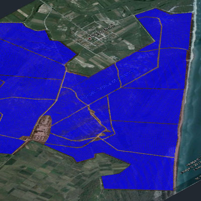 Das ist das geplante, 368 Megawatt starke, "Voice of America"-Solarfeld nahe Thessaloniki. Das ist das geplante, 368 Megawatt starke, "Voice of America"-Solarfeld nahe Thessaloniki.