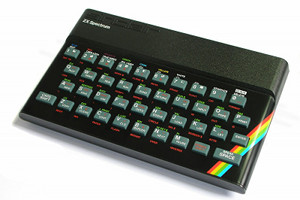Unverkennbar: Der ZX Spectrum von Sinclair.