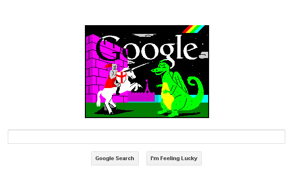 Ein eigener Google Doodle darf zum Geburtstag natürlich auch nicht fehlen.