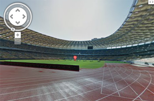 Im Olympiastadion von Kiew findet das Endspiel statt.