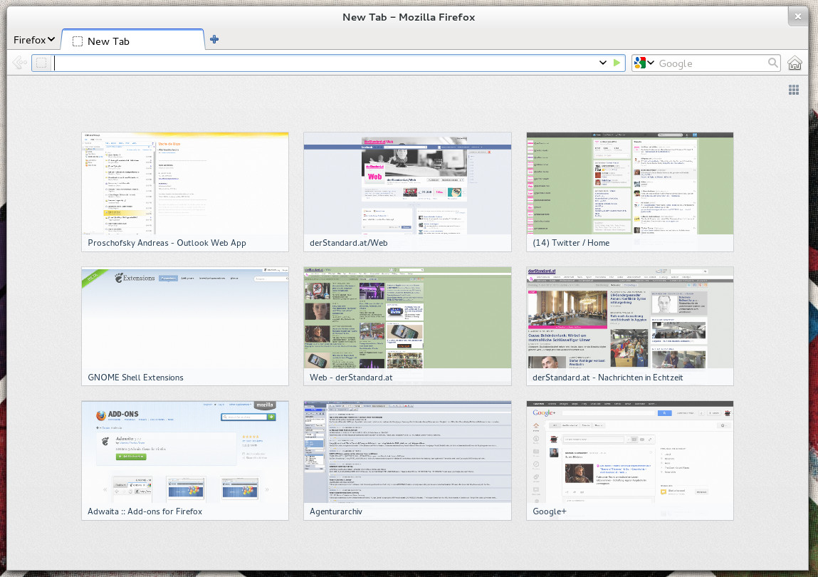 ...sowie die Darstellung der am häufigsten besuchten Seiten in neuen Tabs. Wer dies nicht will, kann diese Funktion übrigens auch schnell wieder deaktivieren.