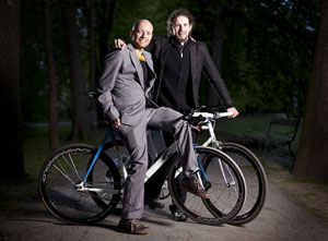 Zwei der Begründer des BikeCityGuide: Andreas Stückl (li.) unsd Daniel Kofler. Zwei der Begründer des BikeCityGuide: Andreas Stückl (li.) unsd Daniel Kofler.