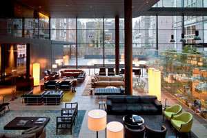 Ein Einblick in das Hotel Conservatorium in Amsterdam. Ein Einblick in das Hotel Conservatorium in Amsterdam.