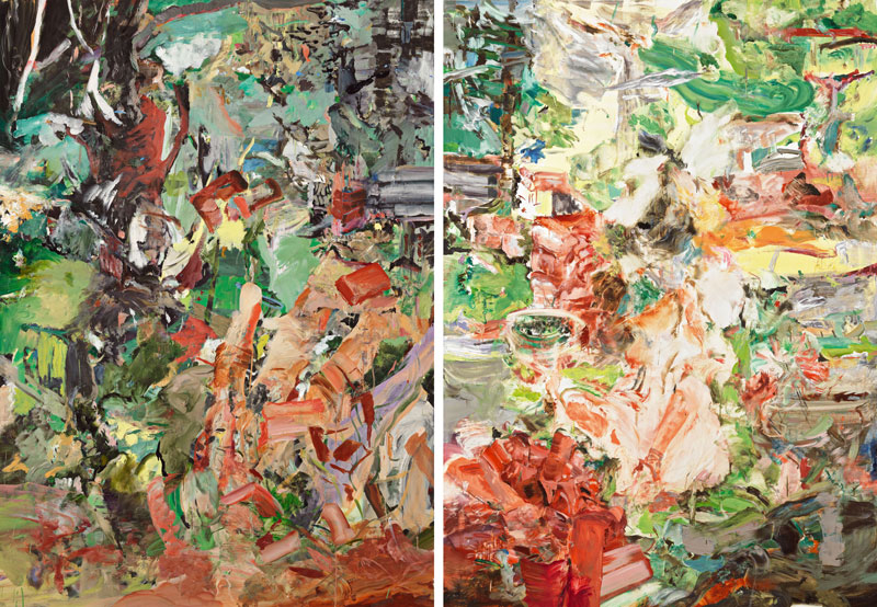 "Ha Ha Fresh" ist das Diptychon von Cecily Brown aus dem Jahr 2006 
betitelt.