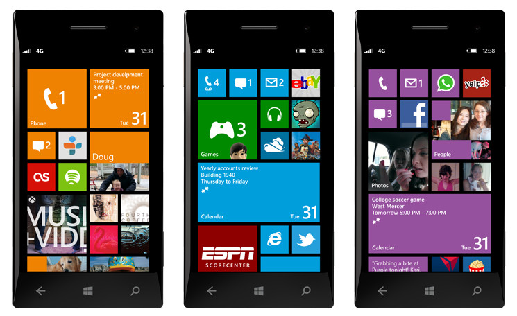 Windows Phone 8 erhält einen neuen Startbildschirm.