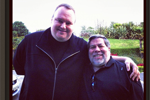 Auf seinem Instagram Account postet Kim Dotcom ein Foto von sich mit Steve Wozniak Auf seinem Instagram Account postet Kim Dotcom ein Foto von sich mit Steve Wozniak