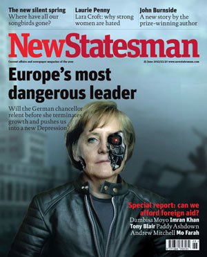 Angela Merkel am Cover des britischen Blattes.