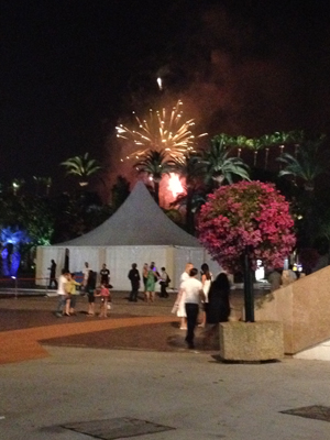 Mit einem Feuerwerk ging am Samstag Abend das Cannes-Festival zu Ende.