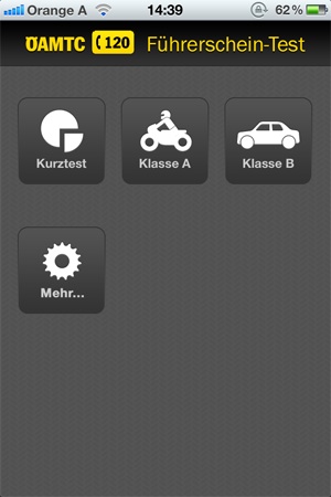 Mit der Führerschein-App können sich Fahranfänger gut auf die Prüfung vorbereiten Mit der Führerschein-App können sich Fahranfänger gut auf die Prüfung vorbereiten