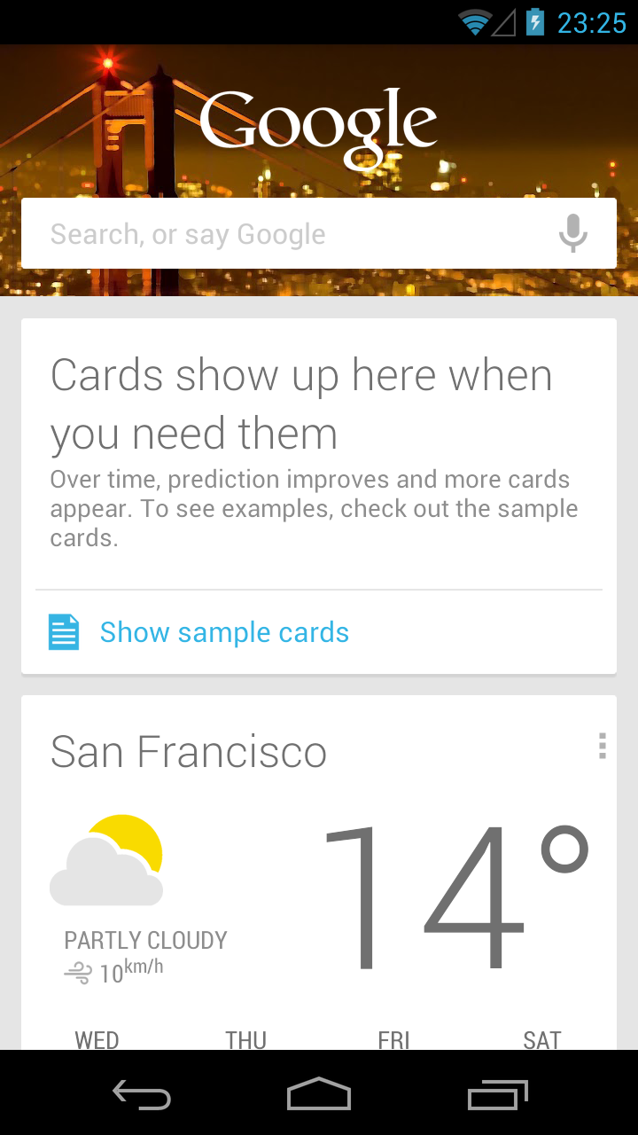 Google Now ist potentiell eines der Highlight von "Jelly Bean", derzeit beschränkt sich dessen tatsächliche Nützlichkeit aber noch auf einen sehr engen Bereich.
