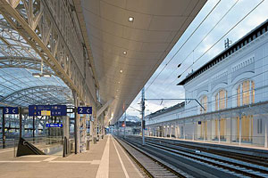 Alles auf Schiene beim Salzburger Hauptbahnhof. Alles auf Schiene beim Salzburger Hauptbahnhof.
