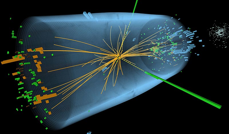 Nach rund einer Billiarde Kollisionen haben Cern-Physiker ein neues Teilchen 
entdeckt. Es dürfte das erstmals 1964 vorhergesagte Higgs-Boson sein.