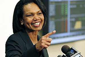 Mitt Romney denkt angeblich über Condoleezza Rice nach.