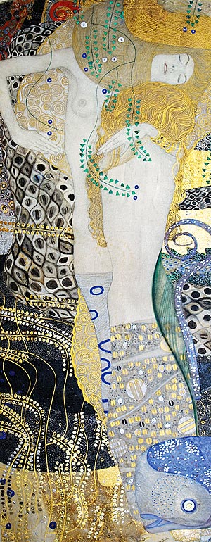 Gustav Klimt: "Freundinnen (Wasserschlangen I)".