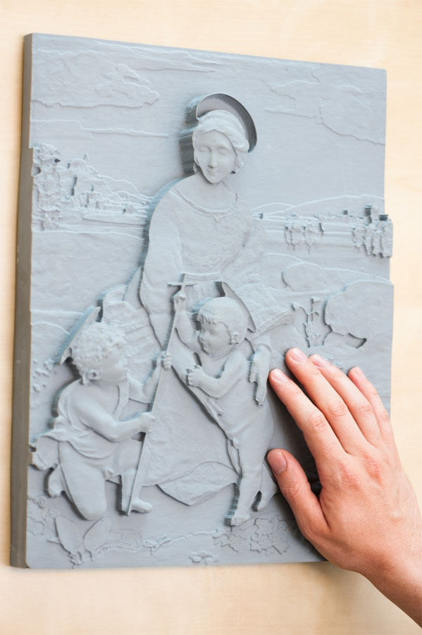 Tactile Paintings: Aus zweidimensionalen Gemälden werden mit 
Computerunterstützung dreidimensionale Tastmodelle erstellt.