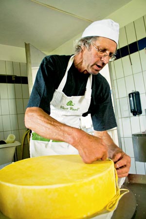 Naynar verwendet ausschließlich Milch seiner eigenen Tiere und verzichtet auf thermische Behandlung: "Zum Glück ist es gelungen, dass Österreich im EU-Vergleich äußerst tolerante Gesetze beschlossen hat, weshalb es heute wieder wirklich guten Käse aus Österreich gibt." Naynar verwendet ausschließlich Milch seiner eigenen Tiere und verzichtet auf thermische Behandlung: "Zum Glück ist es gelungen, dass Österreich im EU-Vergleich äußerst tolerante Gesetze beschlossen hat, weshalb es heute wieder wirklich guten Käse aus Österreich gibt."