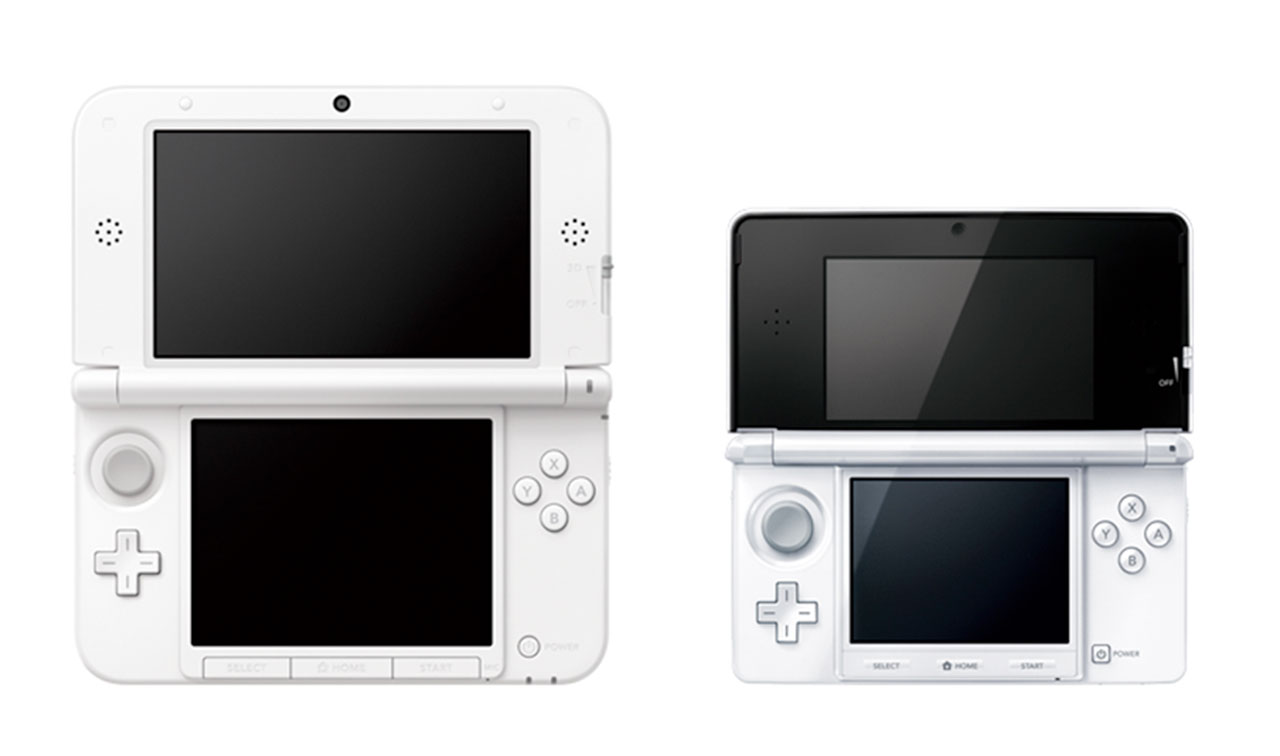 Die Displays des 3DS XL sind fast doppelt so groß wie die Screens des 3DS.