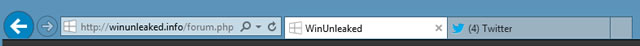 Der Stil der Tabs und Knöpfe beim IE10 wurde nochmal angepasst.
