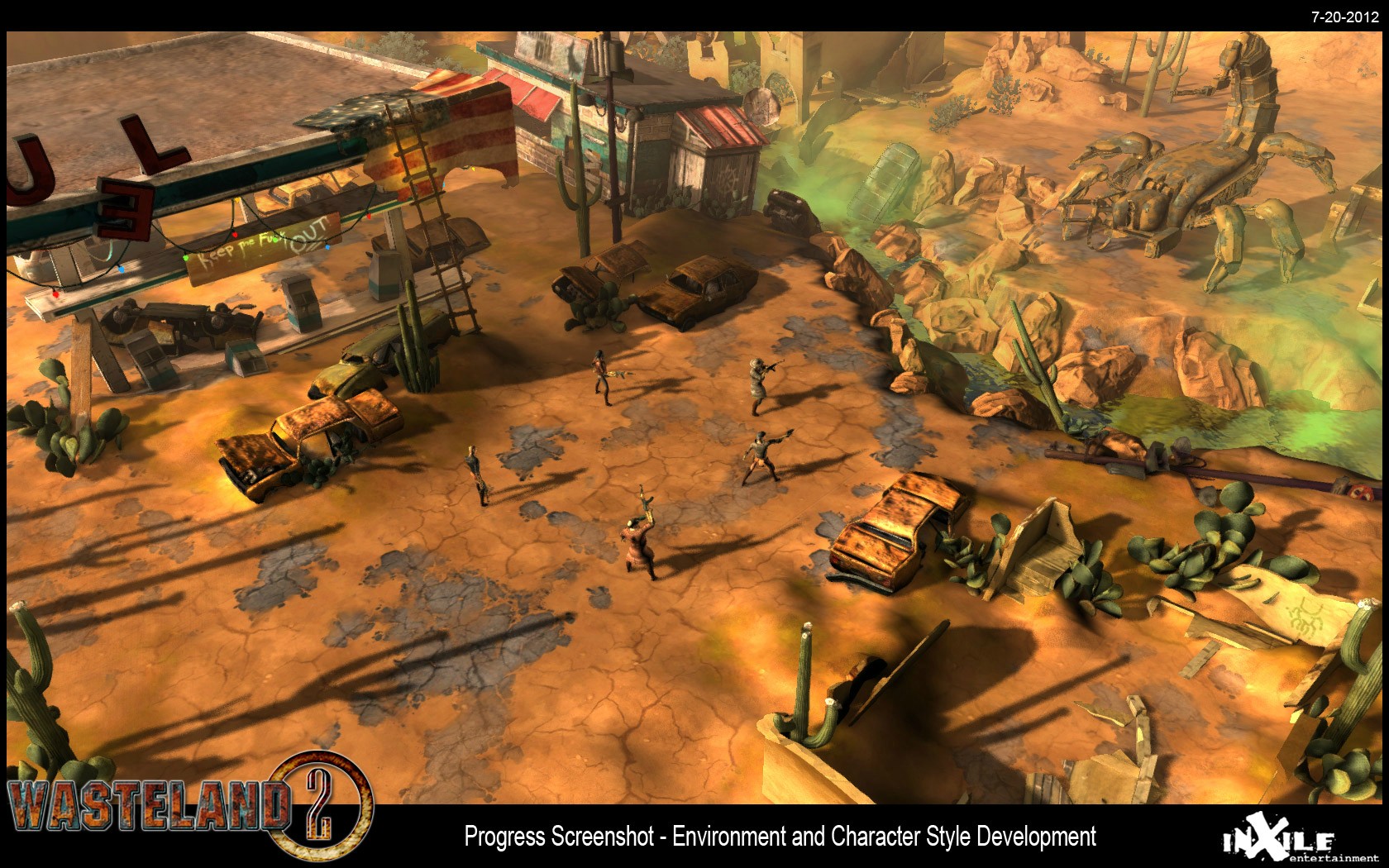 Erster Screenshot aus "Wasteland 2"