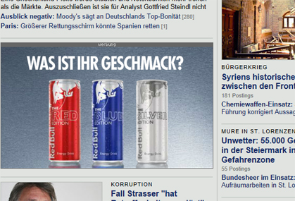 Red Bull holte die meisten Stimmen und damit die etat.at-Maus im Juni. Red Bull holte die meisten Stimmen und damit die etat.at-Maus im Juni.